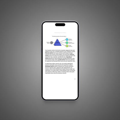 Understanding Business Metrics - Pack